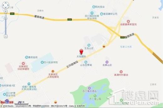 天悦龙栖台交通图