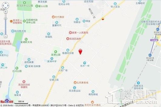 王府花园御锦苑电子地图