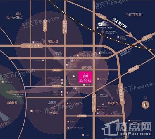 凤凰城交通图