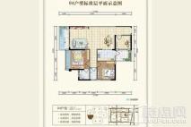 龙盛御府04户型 3室2厅2卫1厨