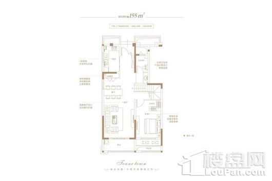 金科天籁城复式一层 3室2厅3卫1厨