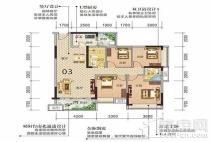 香堤1里4栋03户型 4室2厅2卫1厨