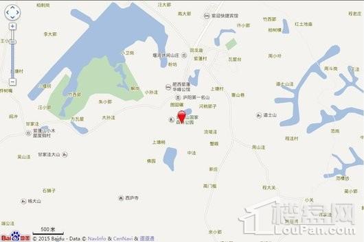 美好·紫蓬山壹号项目交通坐标图