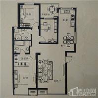 120平3室2厅2卫P3户型