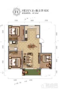 F1户型107.05平