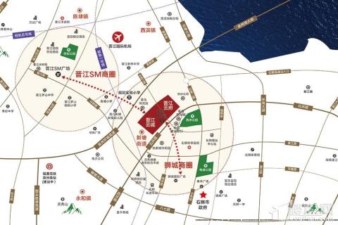 晋江云城位置图