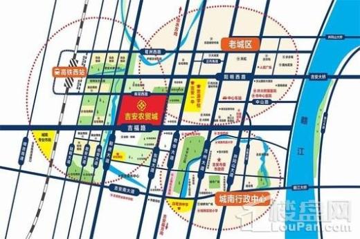 吉安农贸城交通图