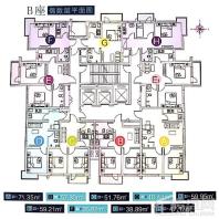 35.82-71.35平B座偶数层平面图