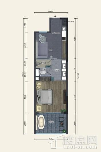 檀悦都喜天丽度假酒店户型图