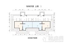 怡和·天誉　怡和天誉闷顶层平面上跃(3) 4室2厅2卫1厨