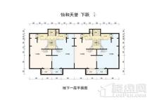 怡和·天誉　怡和天誉地下一层下 (3) 4室2厅2卫1厨