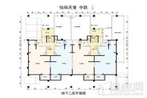 怡和·天誉　怡和天誉 地下2层平面(3) 4室2厅2卫1厨