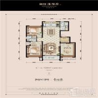 洋房130平3室2厅2卫C户型