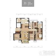 其仕和悦D户型4室2厅2卫户型图 