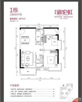 1栋 3单元01户型