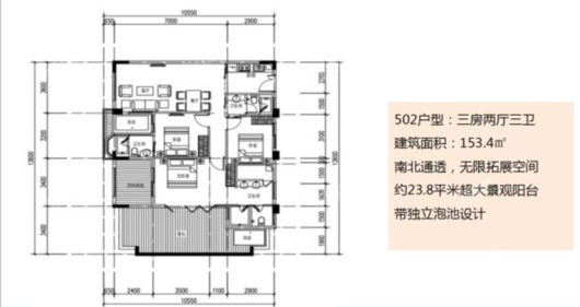 风车洋房502户型