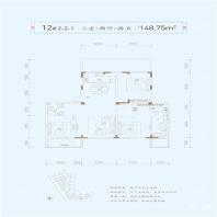 云米智慧之光洋房148平3室2厅2卫