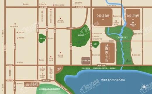 邛海湾·长岛（公寓）交通图