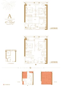 刺桐城里A户型图 3室2厅2卫1厨