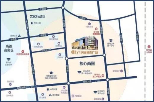 名门风光城市广场交通图