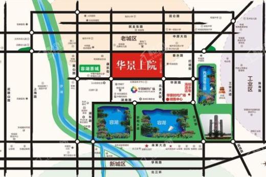 华景·容湖上院交通图