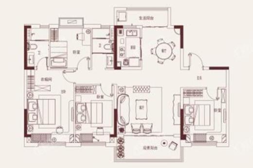 碧桂园·木兰郡户型图