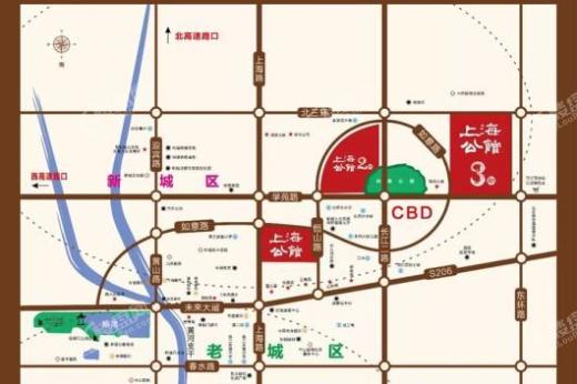 柘城上海公馆3期交通图