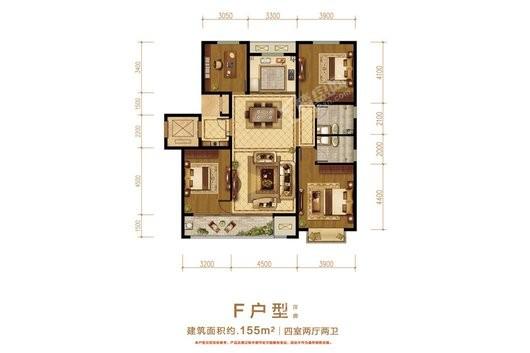 德润天合F户型 4室2厅2卫1厨