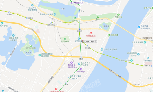 汉阳城二期云顶交通图
