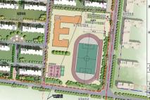 东泰西马家都项目东南角规划建设小学平面