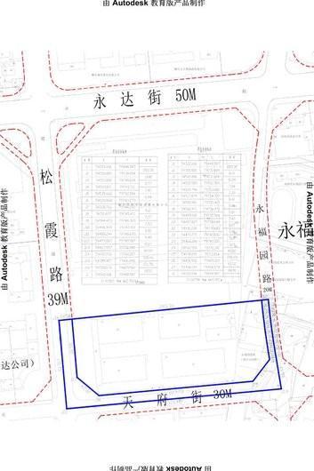 百年万悦府用地红线图