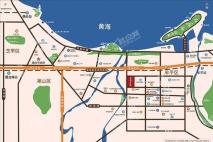 蓝光雍锦锦湖商铺整体区位图