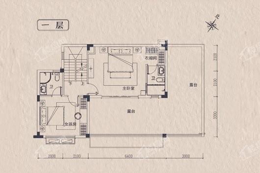 碧桂园金叶子一层 5室3厅5卫1厨