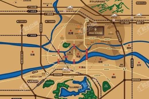 碧桂园·中央公园交通图