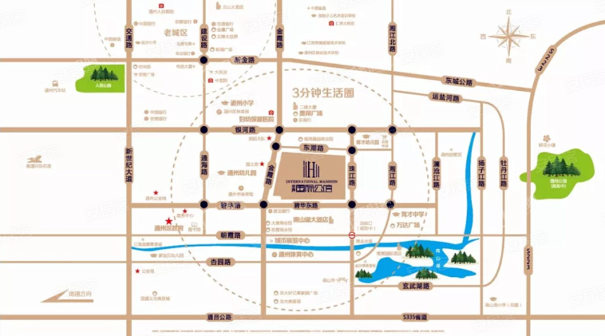 华强·国际公馆位置图