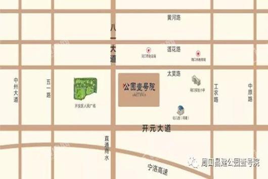 昌建公园壹号院交通图