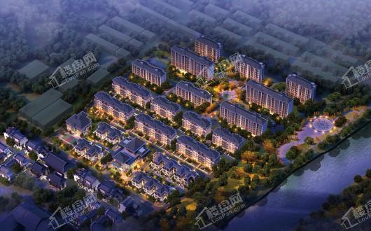 杨家埠文化创意梦想小镇项目二期鸟瞰图