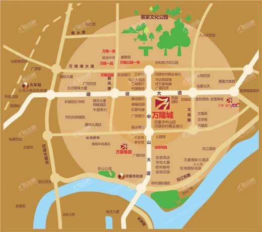 万隆城位置图