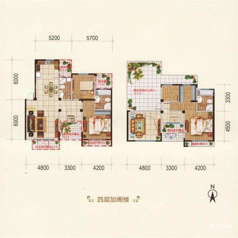 富邦壹品天城189平4室2厅3卫