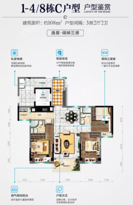 1-4/8栋C户型