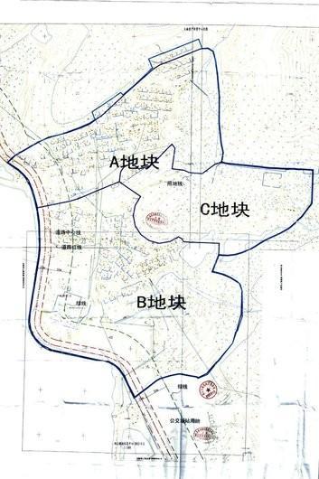 璞樾园著ABC地块红线图