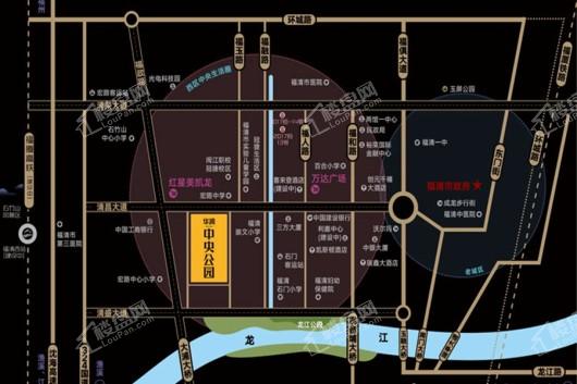 华润中央公园交通图