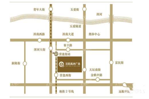 禹洲广场位置图