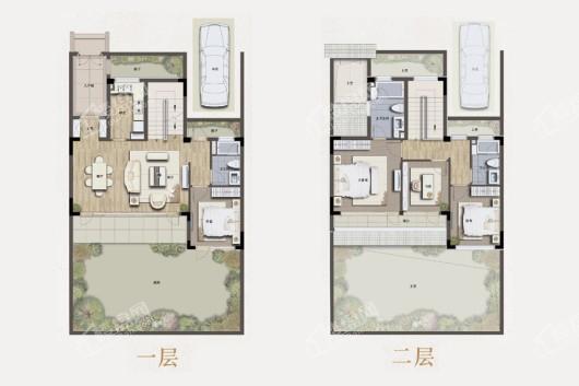 蓝城·云梦桃源小镇D户型 4室2厅3卫1厨