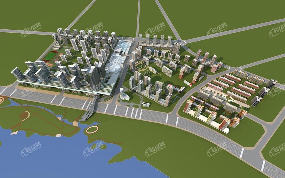 阳光100国际新城规划鸟瞰图