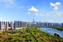 阳光100国际新城河景实景图