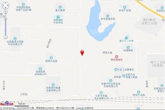 中海嶺湖湾电子交通坐标图