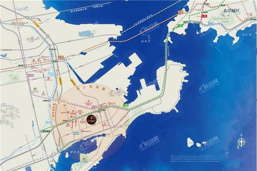 万科翡翠长江区域交通图