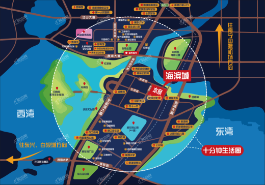 麒胤海滨城位置图