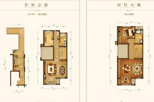 恒大翡翠湾上叠建面约150平 2室2厅2卫1厨